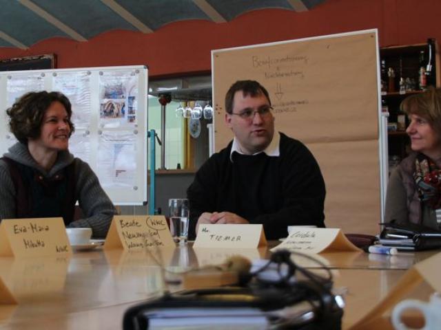 Projektbeirat 15. März 2018, Begrüßung von Bürgermeister Jens Tiemer aus Ganzlin Projektbeirat 15. März 2018, Begrüßung von Bürgermeister Jens Tiemer aus Ganzlin