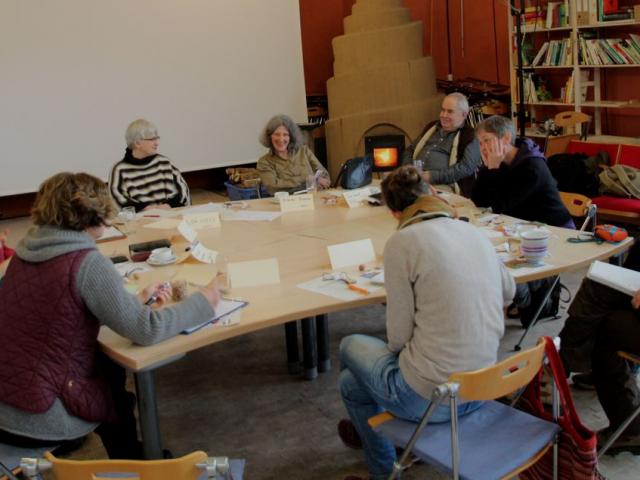 Projektbeirat 15. März 2018, Kostruktive Diskussionen im Plenum Projektbeirat 15. März 2018, Kostruktive Diskussionen im Plenum