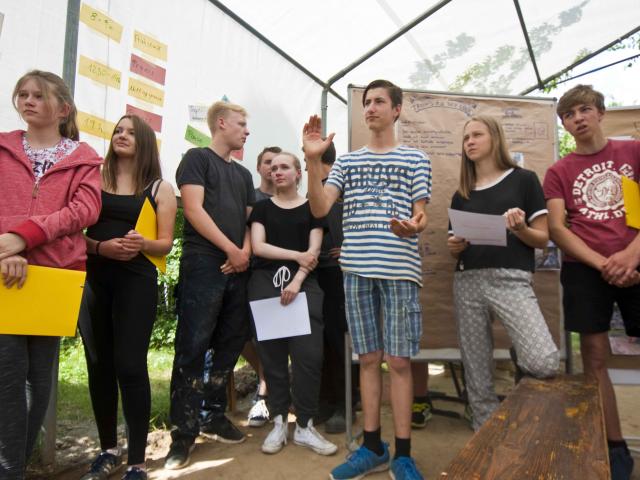 Abschlusspräsentation | Foto: Hendrik Silbermann (ARTWORKs) Abschlusspräsentation | Foto: Hendrik Silbermann (ARTWORKs)